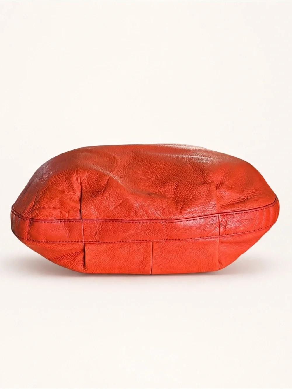 Tory Burch Taylor Large Coral Pebbled Leather Hobo Shoulder Bag